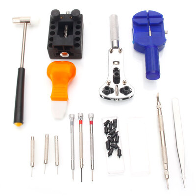 

13Pcs Watch Repair Tool Band Pin Remover Battery Change Case Opener Kit
