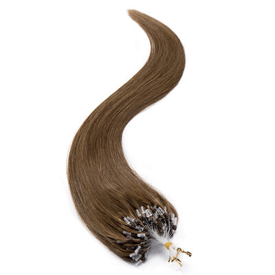

Micro Loop Human Hair Extensions 100 Strands 100 Remy Invisible Micro Ring Beads Real Hair Extensions Straight