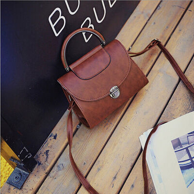 

2018 New Style Vintage Solid Women PU Leather Bag Clutch Handbag Fashion Money Tote Messengers Hasp