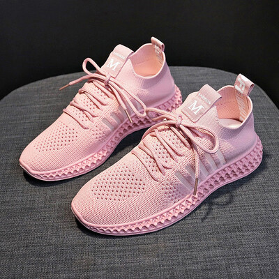 

Mesh breathable sneakers womens summer tide shoes Joker 2019 spring fly Vega shoes Western style white Torre shoes