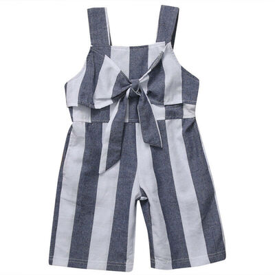 

Baby Girls Sleeveless Romper Toddler Kids Jumpsuit Bodysuit Clothes Outfits Set