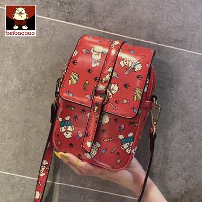 

On the new little bag girl 2019 new fashion personality single shoulder mobile phone ugly cute fashion oblique satchel bag