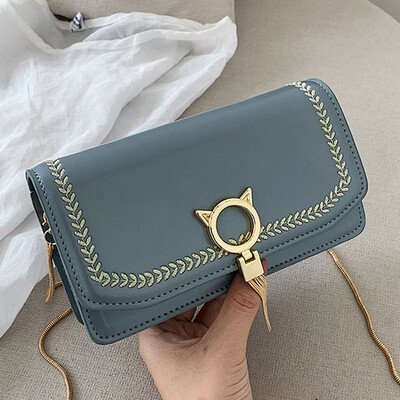

North bag summer new quality version of womens bag new 2019 fashion Korean version 100 lap single shoulder slant chain small squa