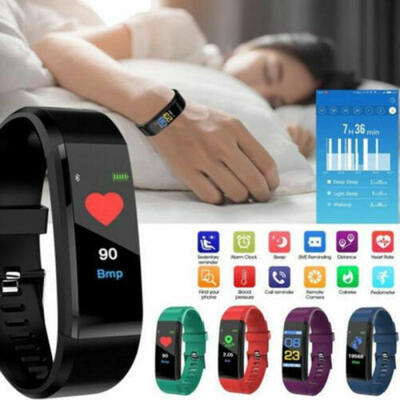 

Smart Watch Bracelet Heart Rate Blood Pressure Monitor Fitness Tracker Bluetooth