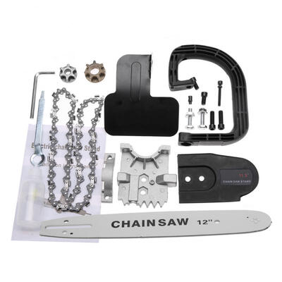 

Greensen Electric Chain Saw Bracket Set Woodworking Chainsaw Converter for Angle Grinder