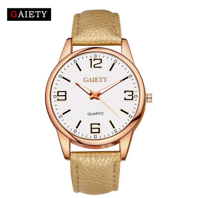 

GAIETY Fashion Exquisite Simple Women Dress Watch Leather Female Clock Womens Mini Design Wristwatch Clock Relogio Feminino 533