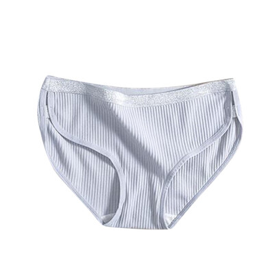 

Toponeto Autumn Mid-Rise Cotton Solid Color Padded Seamless Trendy Underwear Panties