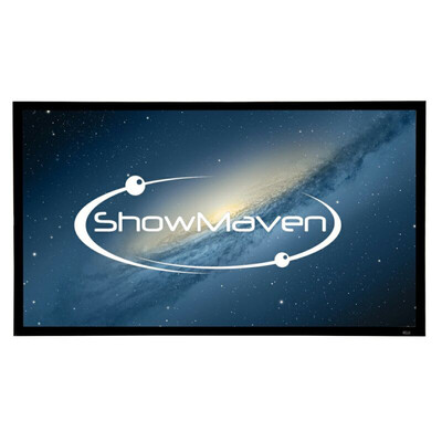 

100" 169 HD Frame Projector Screen 87"x 49"Projection Velvet Home Theater White