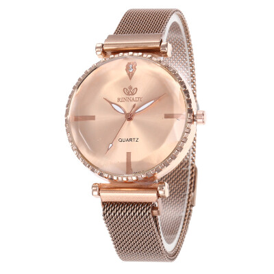 

Summer fashion magnet strap with scale simple ladies watch student personality popular watch