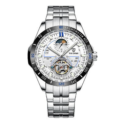 

TEVISE Men Multifunctional Automatic Mechanical Watch Fashion Waterproof Big Dial Wrist Watch