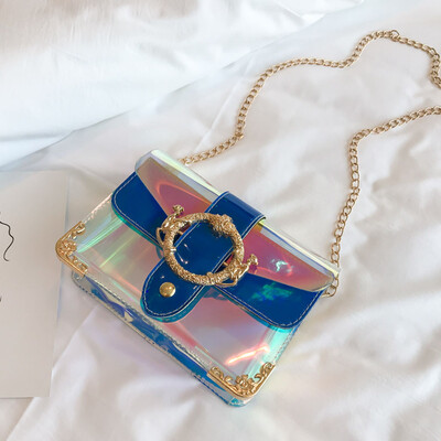 

Tailored Women Fashion Colorful Portable Jelly Bag Shoulder Bag Diagonal Package