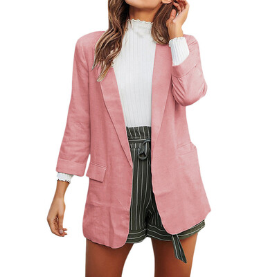 

Toponeto Women Casual Work Suit Long Sleeve Office Coat Jacket Blazer Jacket Suits