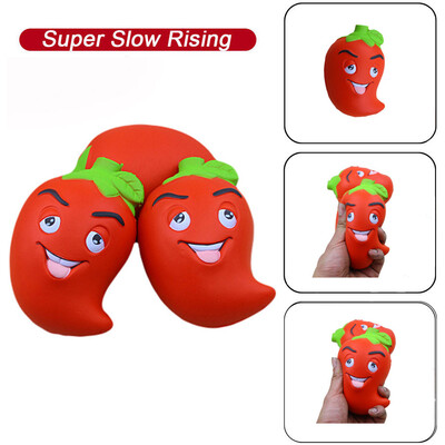 

Gotoamei Cute Chili Doll Slow Rising Fruits Scented Stress Relief Toys