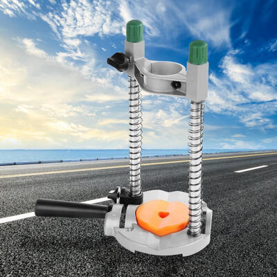 

Greensen Angle Grinder Stand Rack 45°Adjustable Electric Drill Positioning Bracket Movable Drill Holder