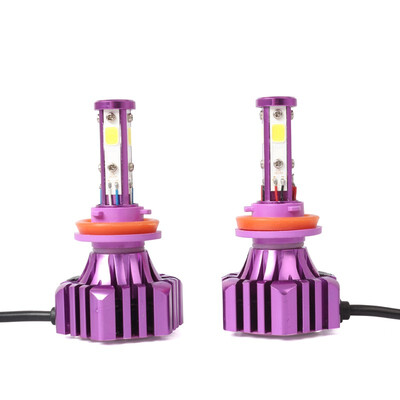 

H11 B3 2PCS Led Cob LED Chip Car Headlamp 36W 6500k White Light 8000LM Car Bulb Fog Light