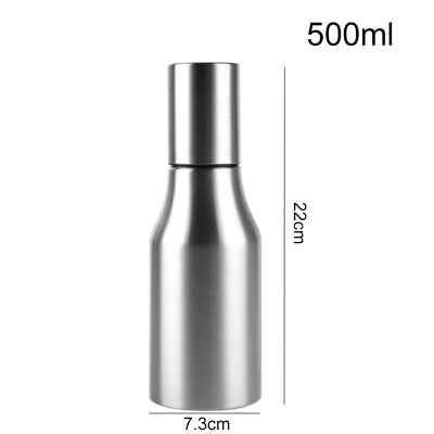 

Stainless Steel Oil Bottle Leakproof Dustproof Oil Bottle With Lid Large Capacity Soy Sauce Bottle For Kitchen Cooking European