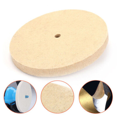 

8 Inch Polishing Buffing Grinding Wheel Wool Felt Polisher Disc 25mm Thickness