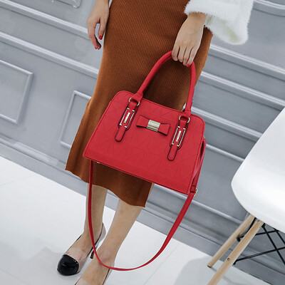 

Tailored Fashion Women Bowknot Crossbody Bag Shoulder Bag Handbag Messenger Bag Black