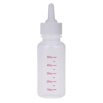 

50ml Puppy Kitten Feeding Bottle Pet Dog Cat Transparent Silicone Feeder