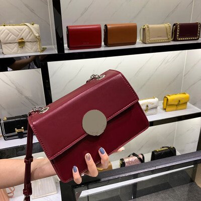 

Summer small bag female 2019 new small ck pocket watch bag wild small square bag chain shoulder Messenger bag handbag tide