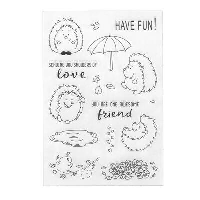 

Cartoon DIY Stamp Transparent Clear Silicone Seals Craft Album Decor Gift
