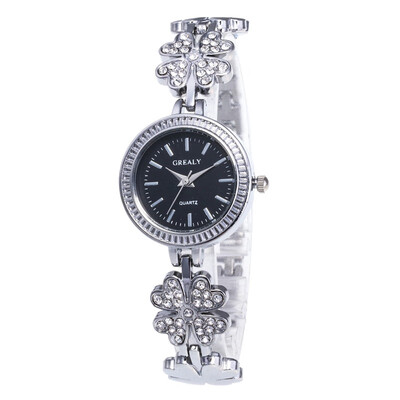 

Simple Relojes Para Mujer Womens Quartz Bracelet Watch Luxury Bayan Kol Saati Masonry Around The Rhinestone Temperamental
