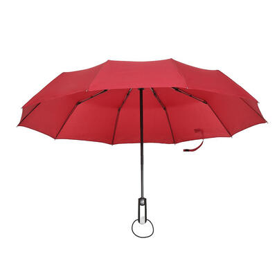 

Wind Resistant Folding Automatic Umbrella Rain Windproof 10 Ribs Parasol