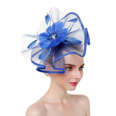 

HOT party large fascinator handmade hair accessory clip hat women bridal wedding