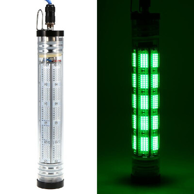 

140W200W300W 12V Underwater LED Fishing Lure Light Submersible Night Fish Attracting Fishing Light Fish Finder Lamp