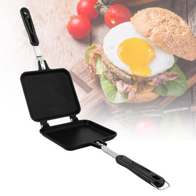 

Greensen Dual-sided Non-stick Frying Pan Waffle Maker for Cake Toast Sandwich