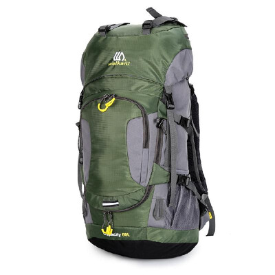 

60L Waterproof Hiking Backpack Camping Mountain Climbing Cycling Backpack Outdoor Sport Bag with Rain Cover