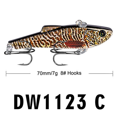 

VISSEN 1pcslot 7cm 7g Swim Fish Fishing Lure Artificial Hard Crank Bait Topwater Wobbler Mini Fishing Crankbait Lure Fishing