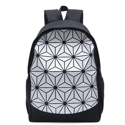 

Laser double shoulder bag mens schoolbag womens Korean edition high school inshyunya backpack tooling port trend brand lolita ca