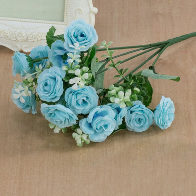 

1 Bouquet 15 Heads Artificial Rose Flower Home Room Decoration Xmas Party Decor