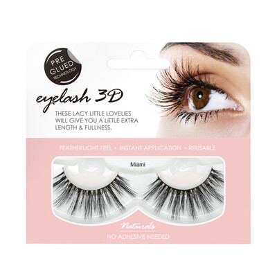 

〖Follure〗1 Pair 3D False Lashes Fluffy Strip Eyelashes Long Natural Party Makeup