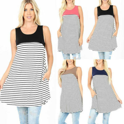 

Pregnant Women Maternity Nursing Tops Stripe Breastfeeding Loose Blouse T-Shirt