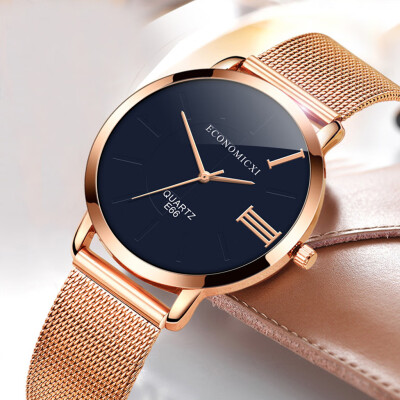 

Montre Femme Modern Fashion Reloj Mujer Black Quartz Watch Women Mesh Stainless Steel Bracelet Casual Wrist Watch for Woman 233