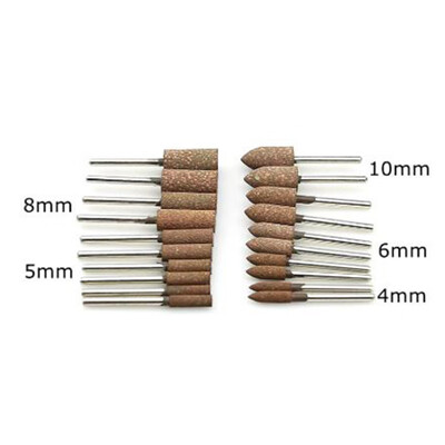 

10pcs Shank Diameter 3mm Shaft Mounted Rubber Belt Grinding Head 4mm