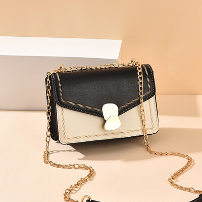 

Summer Single Shoulder Ladies Up-trend Korean Ins Baitao Chain Slant Bag Fashion Simple