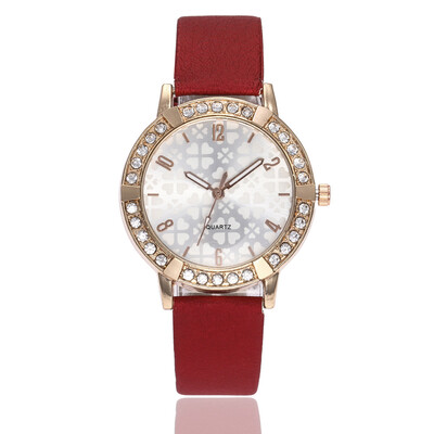 

Womens belt watch digital diamonds in the form of a female model