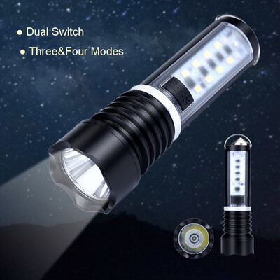 

Saidsome Hot Tactical Military LED Flashlight Torch 7-Mode For 18650 flashlight lamp