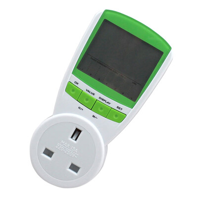 

TS - 838 UK Plug Power Energy Meter Wattage Voltage Current Frequency Monitor Analyzer with Factor Display - 230V