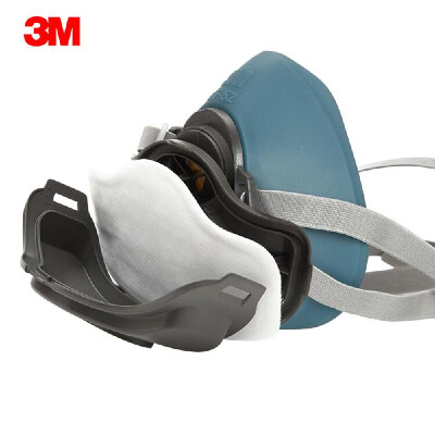 

3M HF-52 Anti Dust PM25 Mask with Filter Base Cotton Respirator Mask Prevent Particulates Industrial Protective Mask Silicone