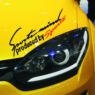 

Tailored Fashion Sports Letter Decals Car Stickers Headlight Sticker for DIY Auto Cars