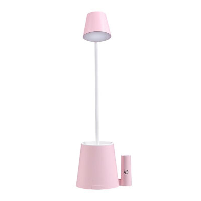 

LED Desk Lamp Eye Protect Dimmable Table Lamp Touch Control Folding USB Rechargeable Flexible Book Reading Light Pen Container
