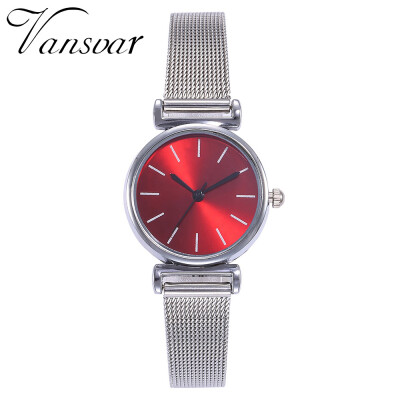 

Minimalism Women Watches Silver Scale Dial Ladies Casual Quartz Wristwatch Business Mesh Strap Clock Gift Dress Montre Femme