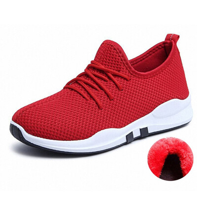 

2018 Winter Plus Velvet Sports Shoes Men Woman Air Running Shoes for Women Outdoor Sneakers Women Jogging Shoes Big