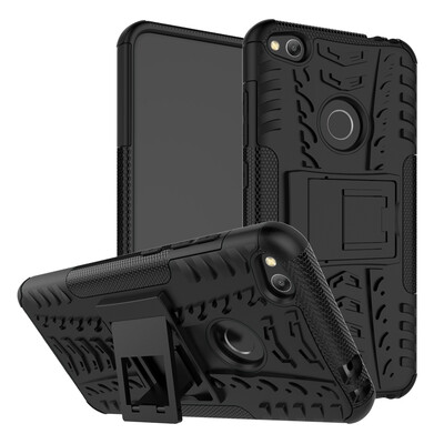 

Shockproof Back Cover Phone Case Armor Design for Huawei P8 Lite 2017