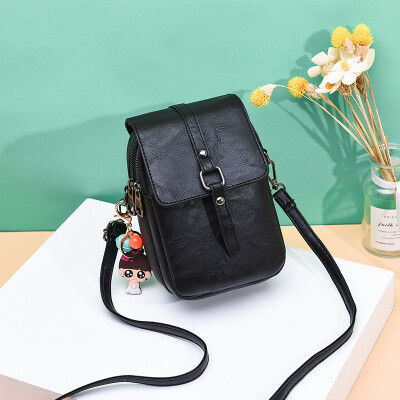 

2019 summer new womens bag fashion casual handbag mobile phone bag Korean version of the shoulder bag Messenger bag