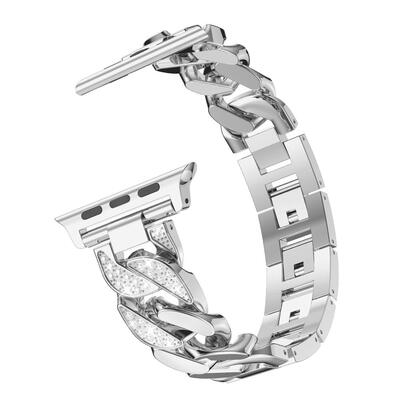 

Single Row Diamond Alloy Watch Band Bracelet Strap for Apple Watch 42mm